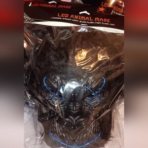 LED Animal Mask - Black and Blue Free Gift To Cover Shipping Fee